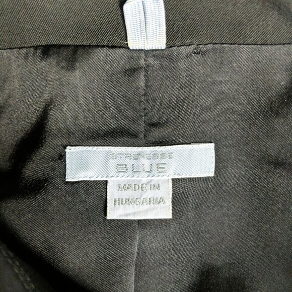 Strenesse Black Blazer 8 Career Work Business - Picture 8 of 9